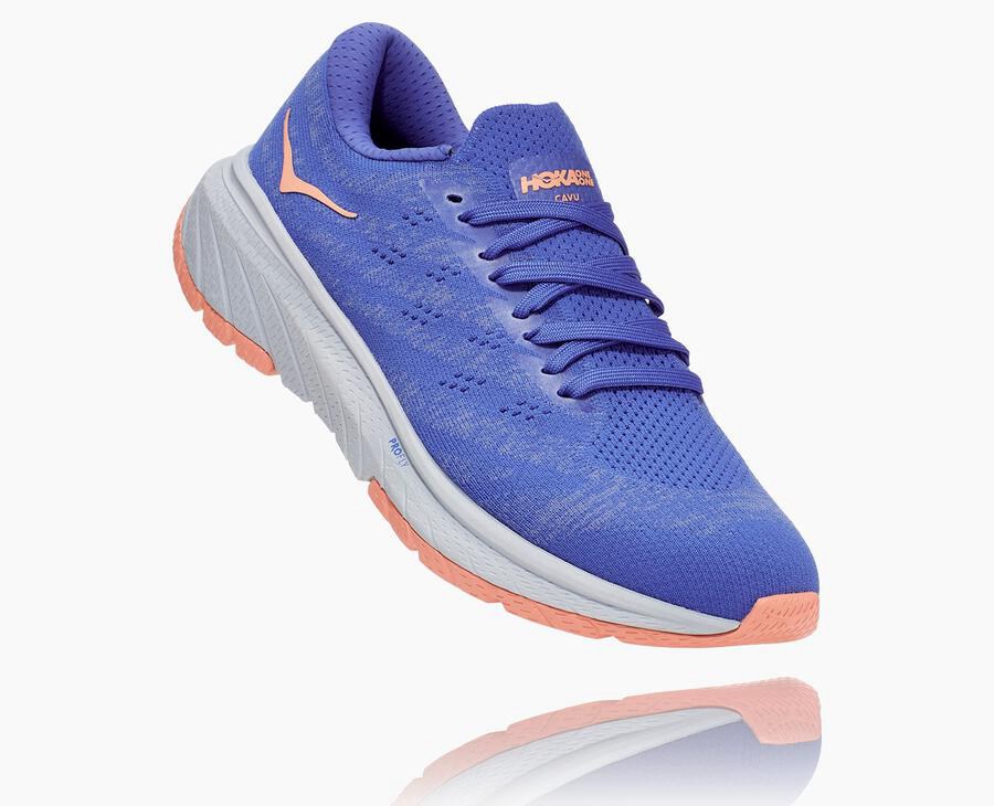 Tenis Corrida Hoka One One Feminino Azuis - Cavu 3 - 075-NYFOZA